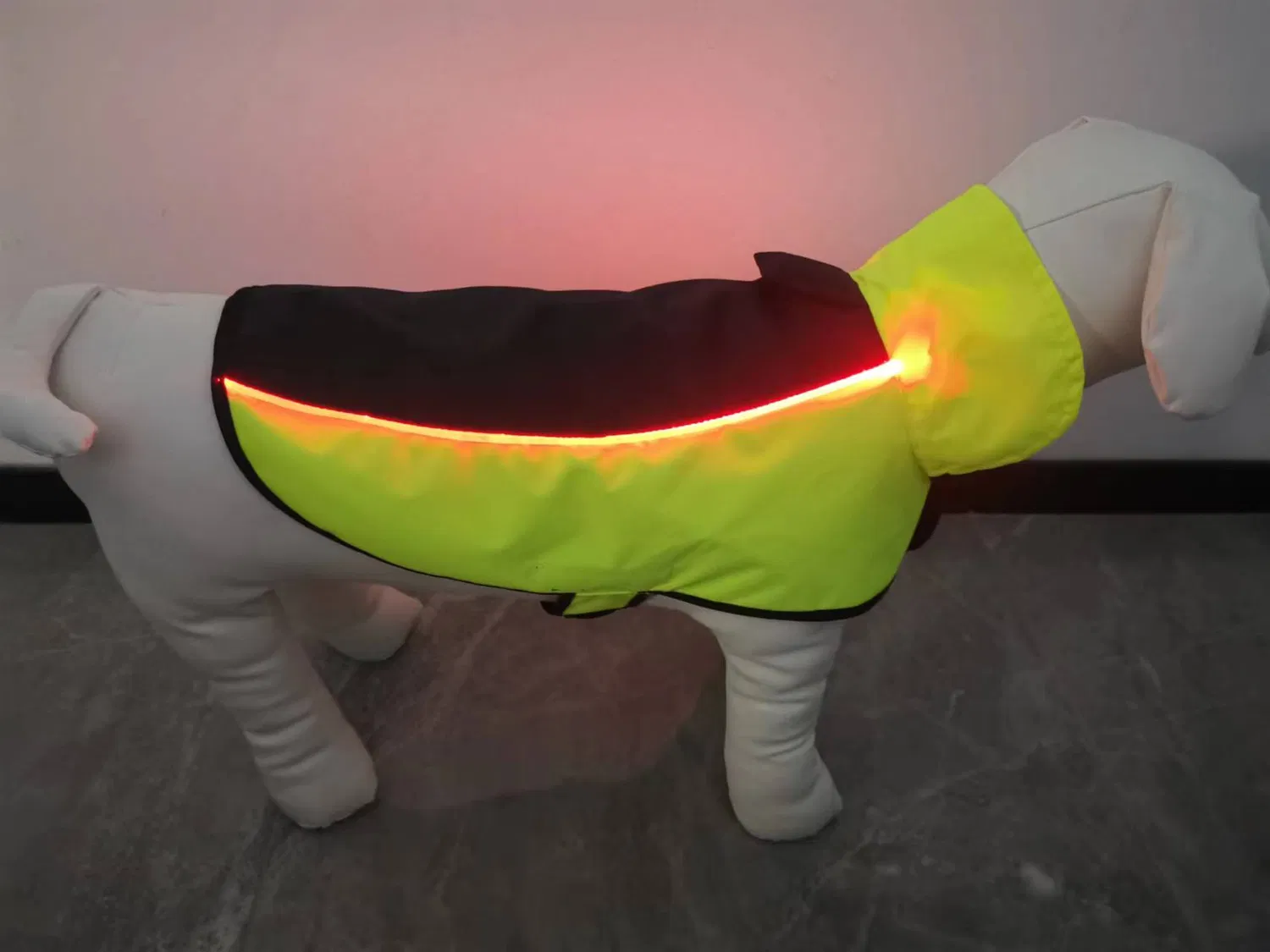 Customized Wholesale 2 in 1 LED Flashing Light Pet Apparel Dog Clothing Dog Coat Dog Pet Clothes
