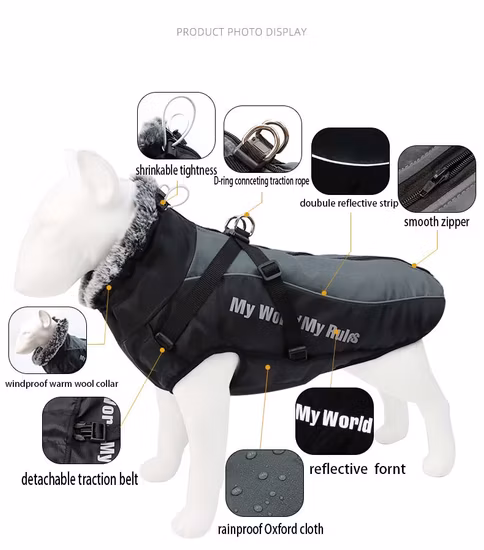 Quality Velcro Closure Flash Lighting Dog Vest LED Pet Clothes