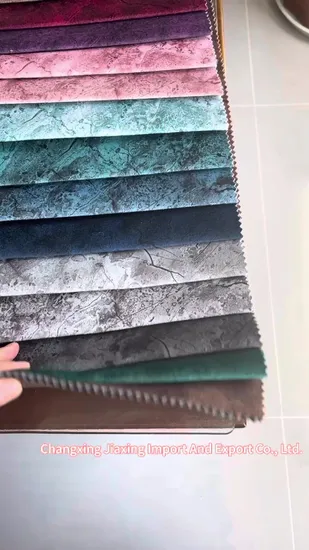 Soft and Durable Velvet Material for Elegant Sofa Upholstery 