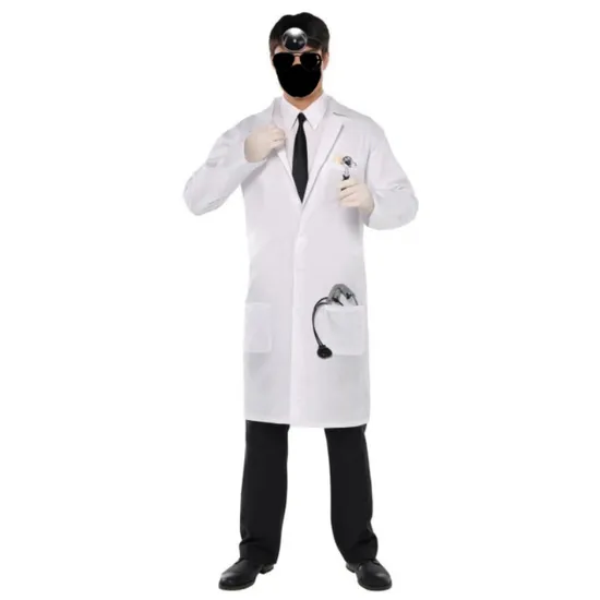 Stylish Doctor Lab Coat Costume for Adults 