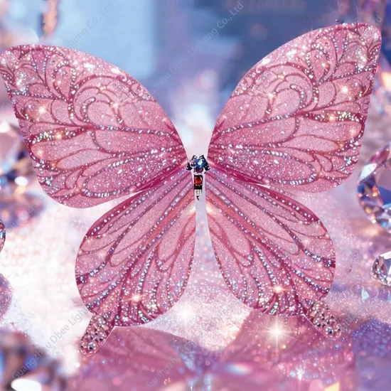 New Trend Remote Control Glowing Bionic Butterfly Dynamic Flyer for Wedding Party 
