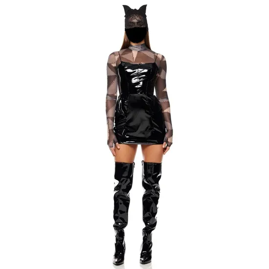 Adorable Purrfect Heist Cat Costume for Dress