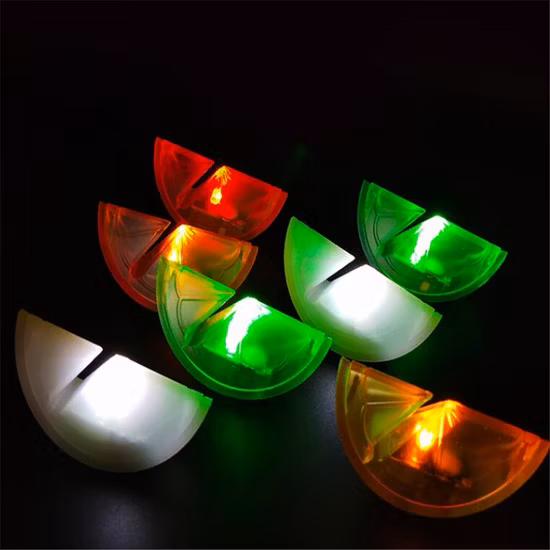 Customized Luminous LED Lemon Ice Cube Sprinkle Bar Atmosphere Props