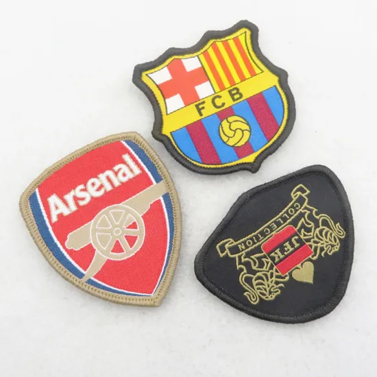 Football Club Logo DIY Custom Design Hot Transfer Print Flocking Material 