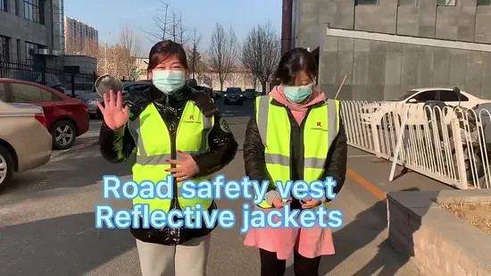 Wholesale Customized Reflective LED Security Polyester Orange Safety Vest Clothing with Logo LED Running Vest 