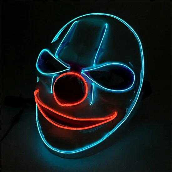 Halloween Venom Glow Mask Cross